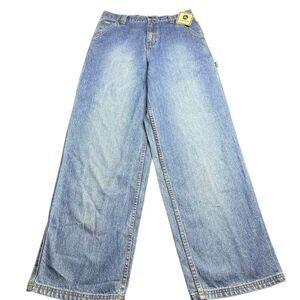 NWT John Deere Carpenter Baggy Loose Jeans Faded Boys 18 Men’s 30x30 Y2K